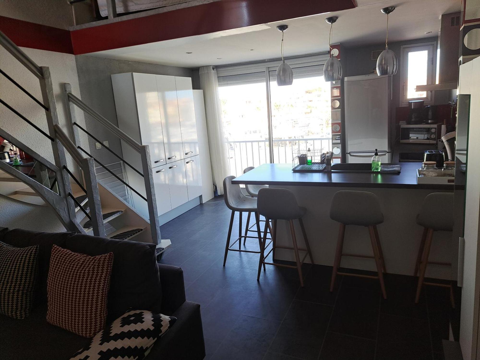 Port Brescou, T3 En Duplex Climatise, Superbe Vue Sur Le Port Apartment Agde Luaran gambar